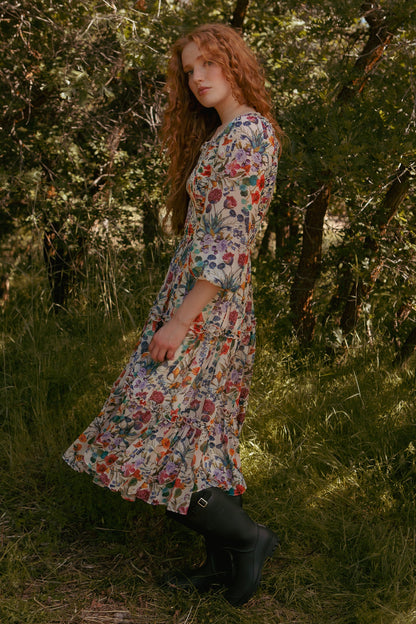 Selena Dress in Vivid Meadow