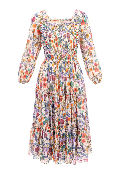 Selena Dress in Vivid Meadow