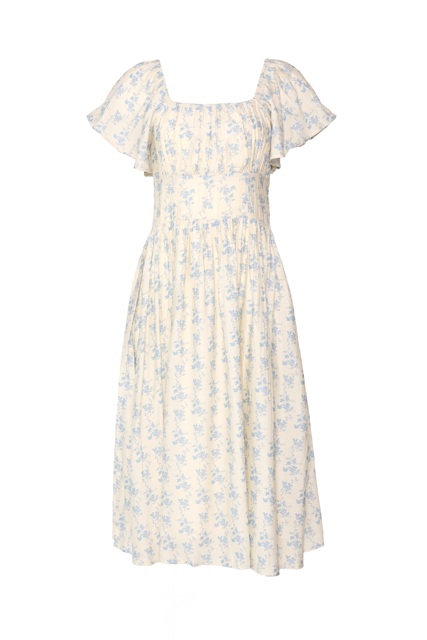 Sonoma Dress in Ivory Porcelain Fleur