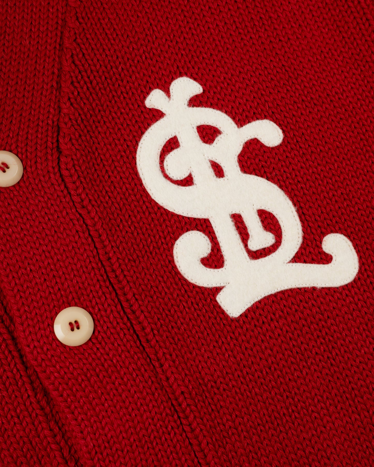St. Louis Cardinals 1908 Wool Shawl Collar Sweater