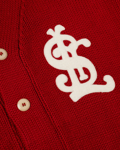 St. Louis Cardinals 1908 Wool Shawl Collar Sweater