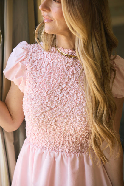 Tori Dress in Light Pink
