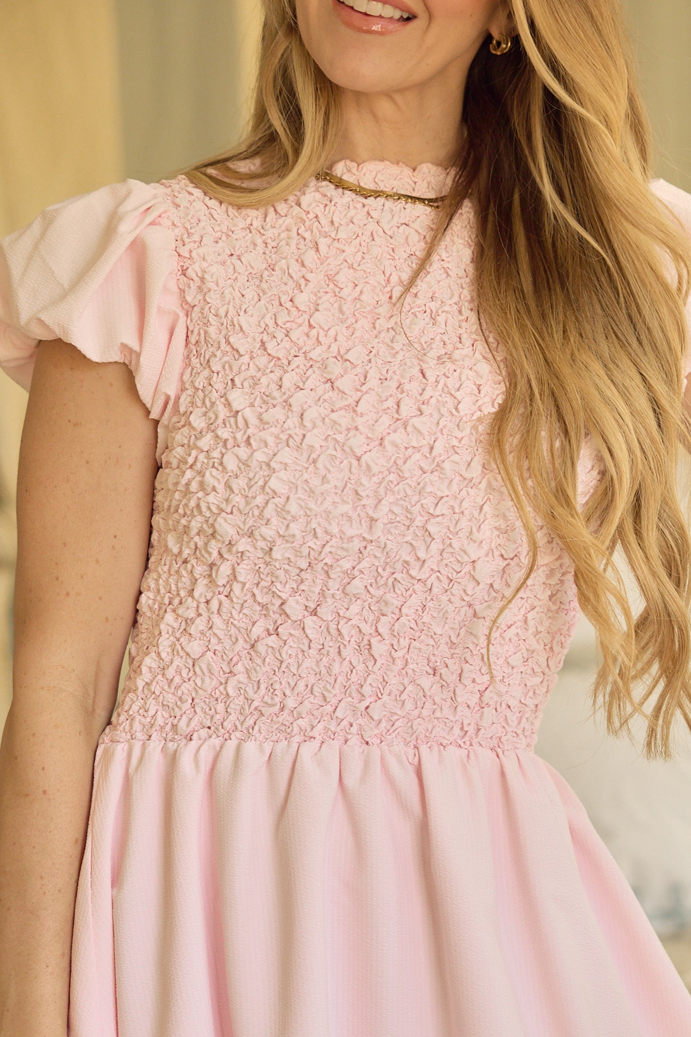 Tori Dress in Light Pink