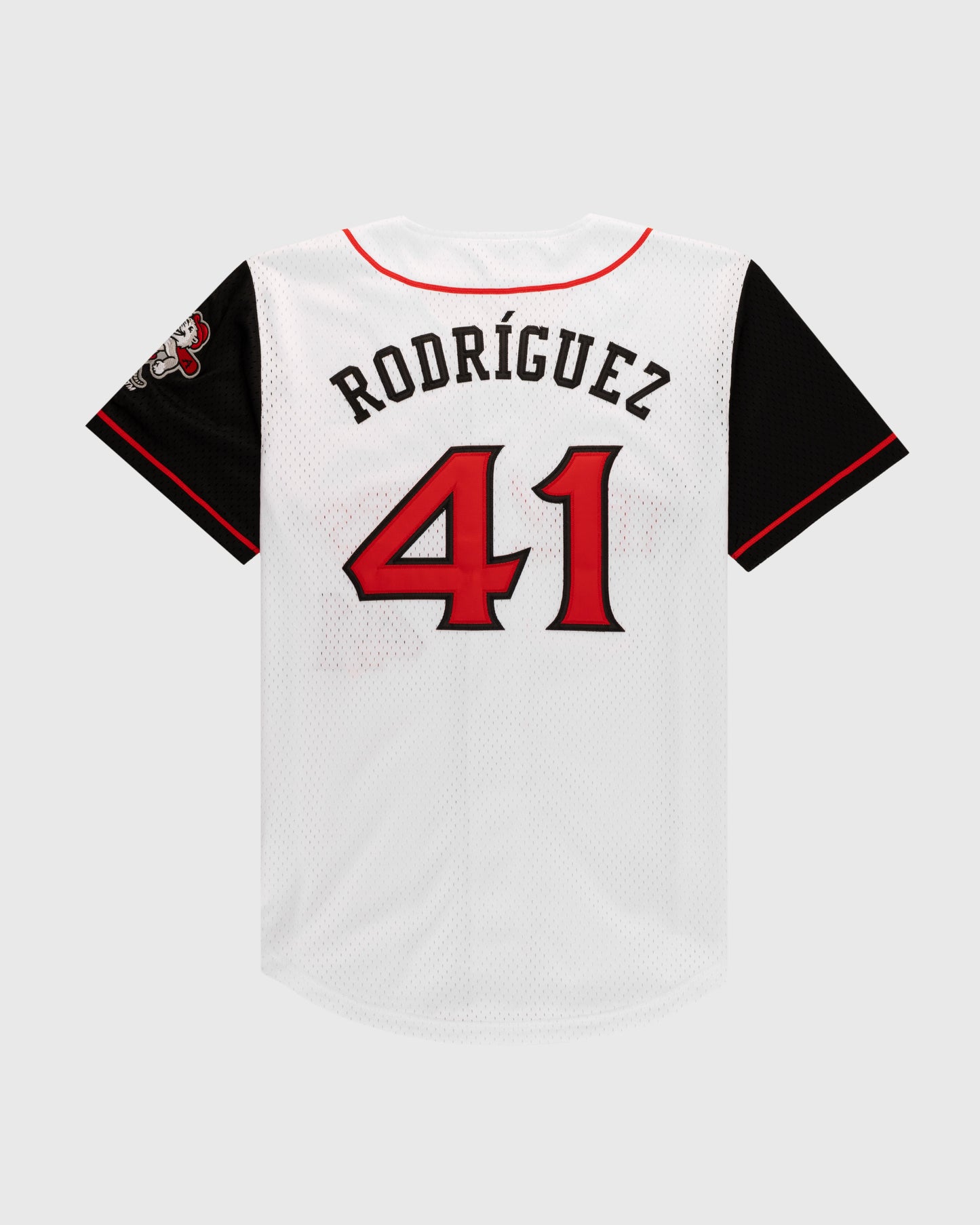 Julio Rodríguez Arkansas Travelers Mesh Button-Up Jersey