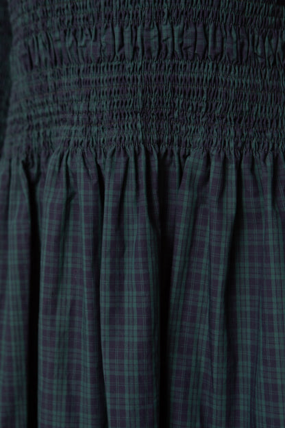 Finley Dress in Twilight Pine Plaid