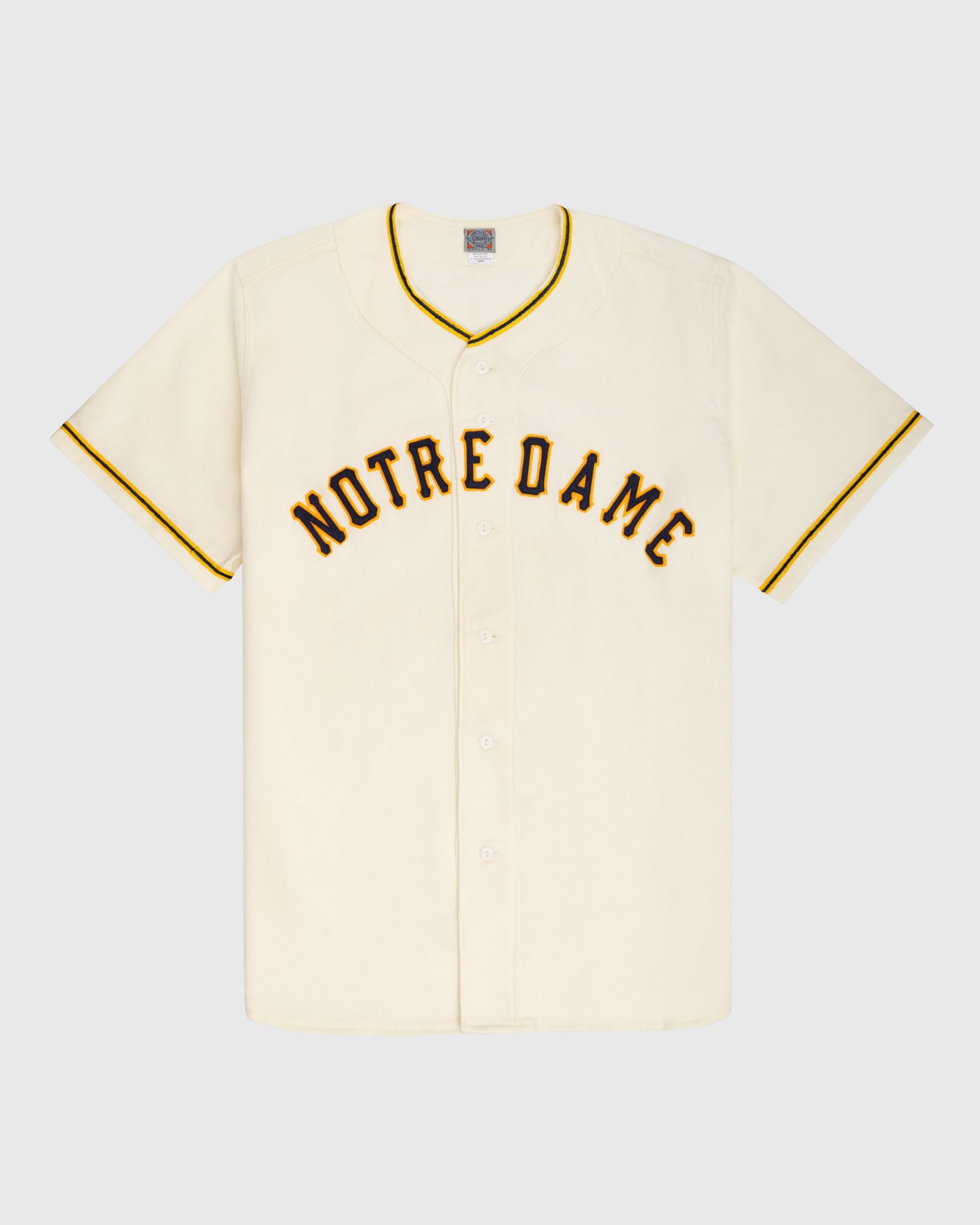 University of Notre Dame 1956 Authentic Wool Home Baseball Jersey