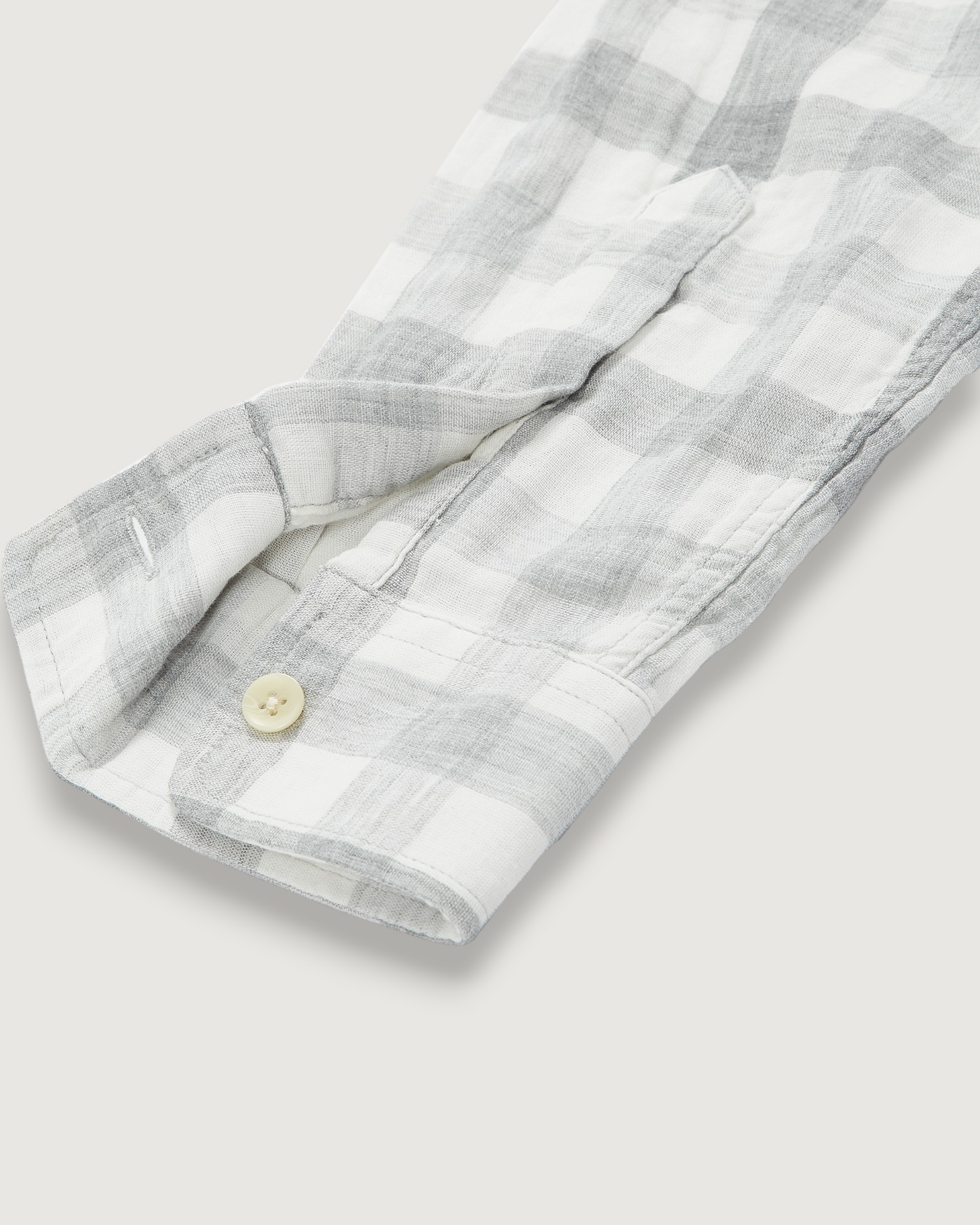 Durham Double Cloth Shirt - Heather Gray Gingham