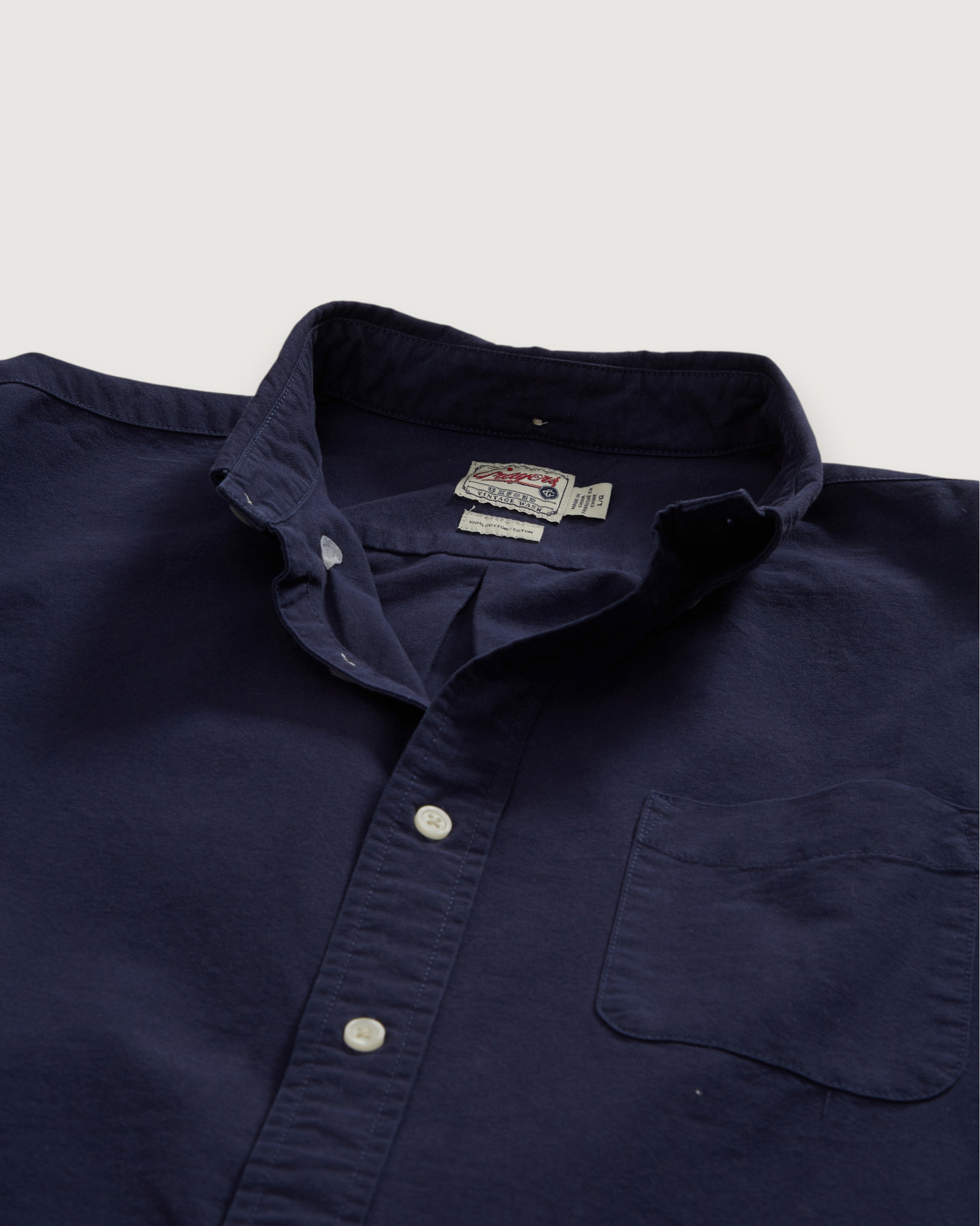 Eagle Creek Vintage Oxford Shirt - Navy