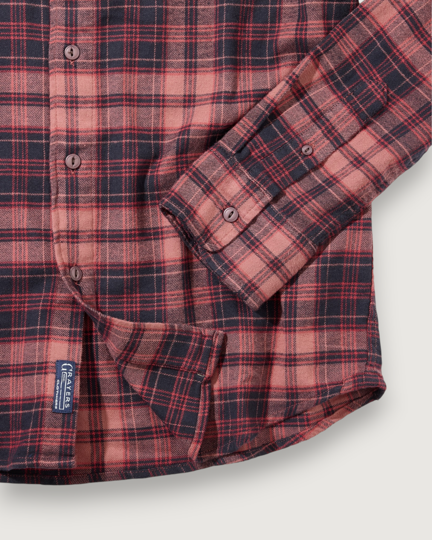 Shady Grove Stretch Flannel - Red Mahogany