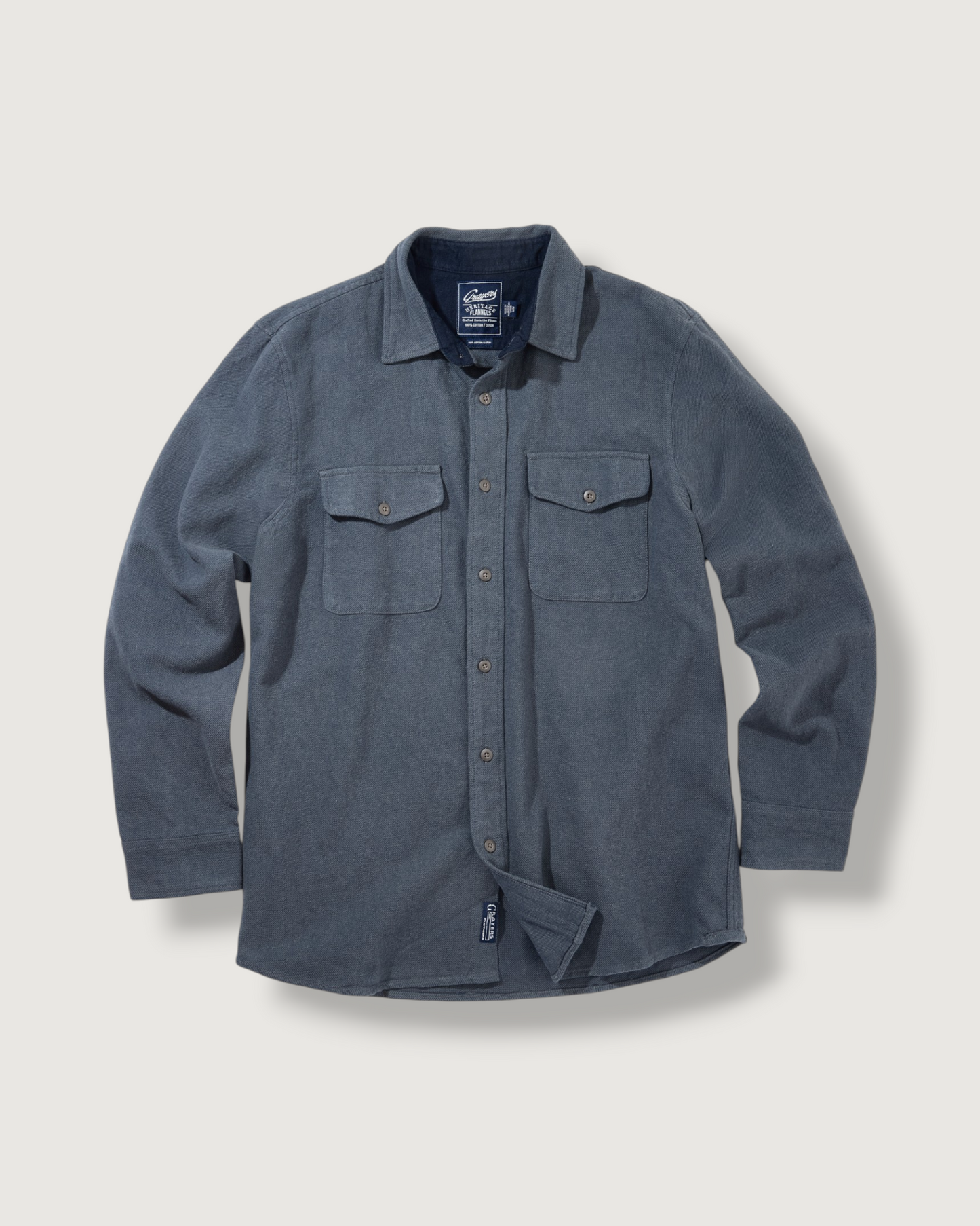 Hudson Brushed Twill Workshirt - Old Navy