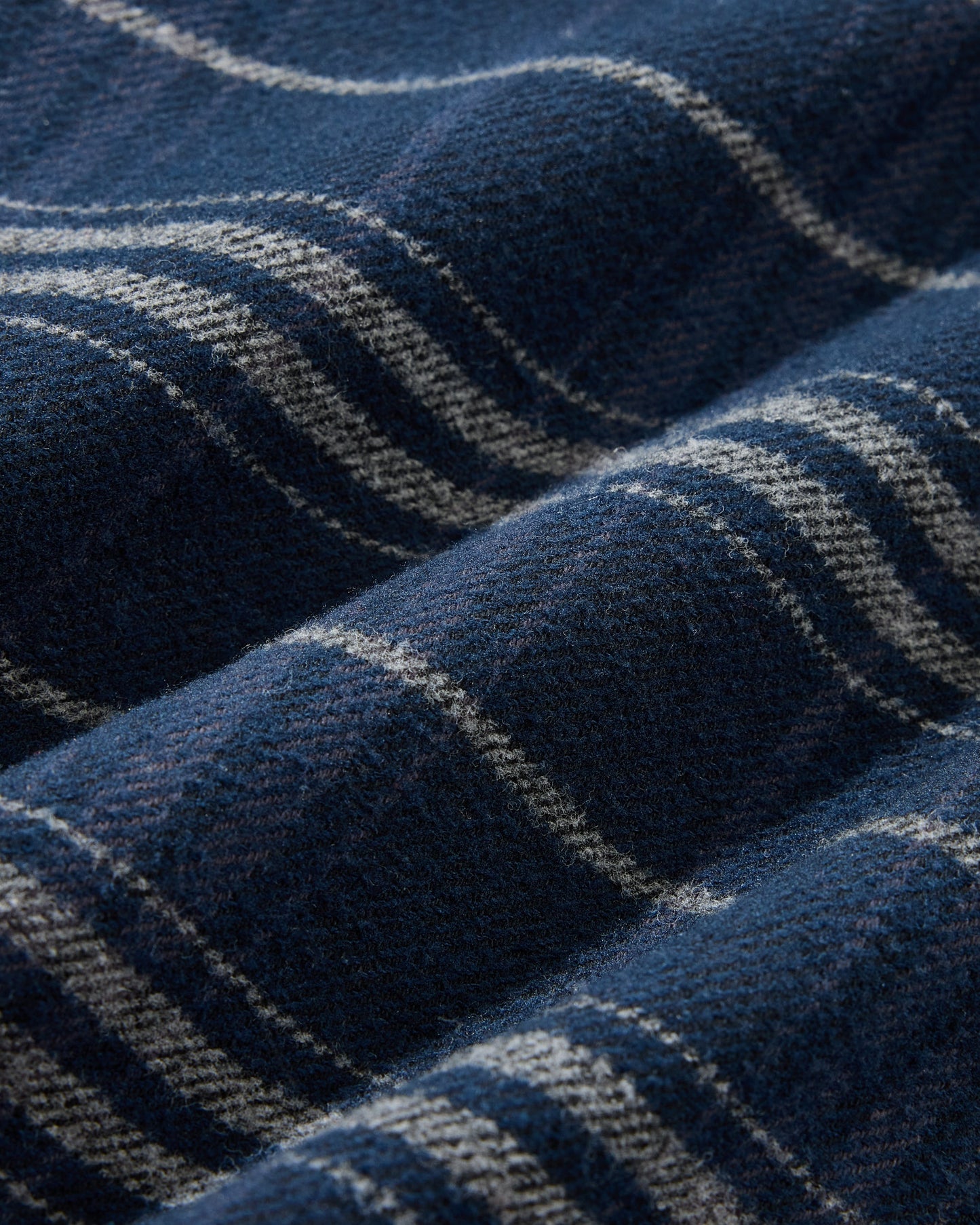 Colorado Midweight Flannel - Navy Stripe