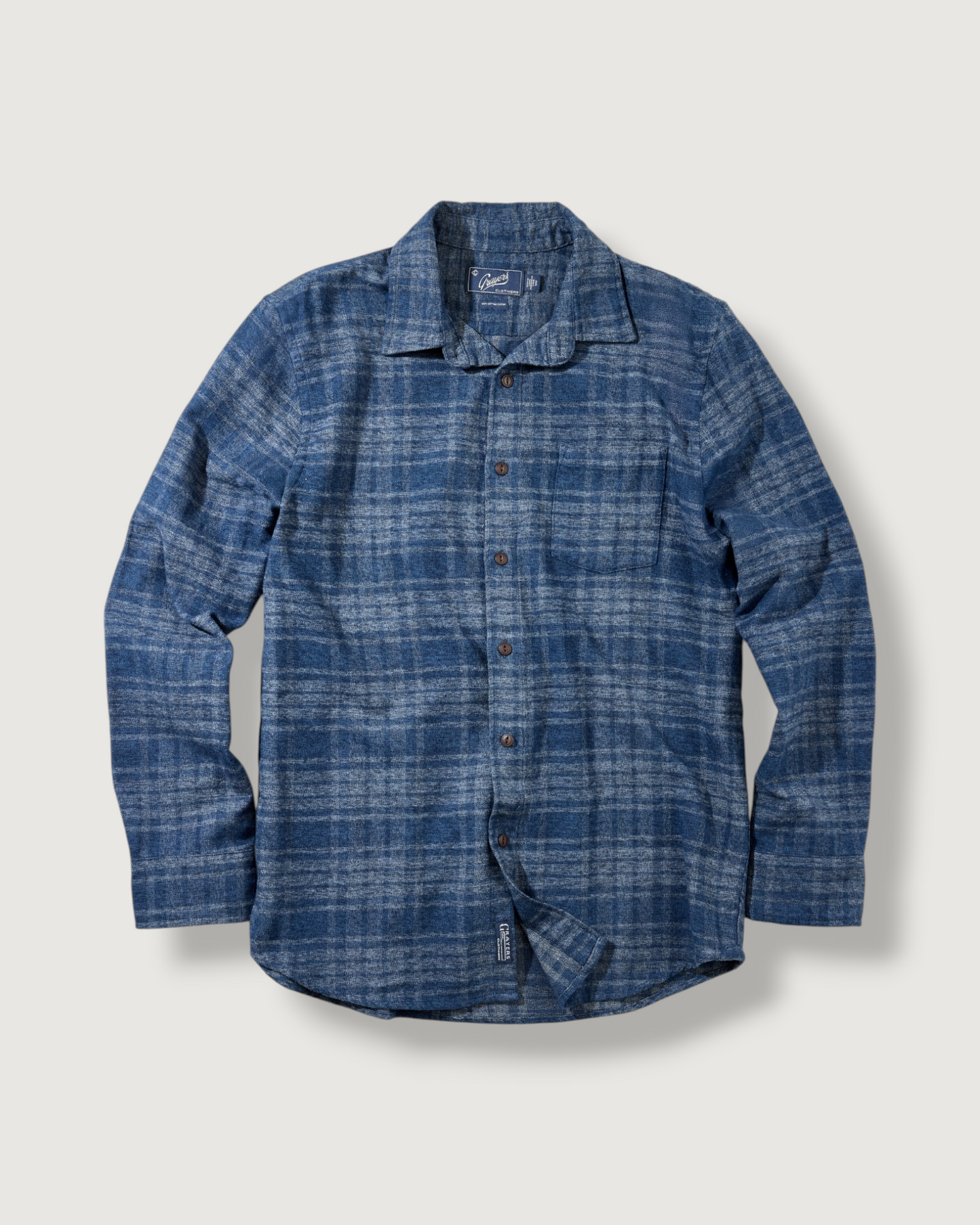 Jaspe Midweight Flannel - Blue Hues