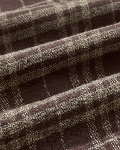 Jaspe Midweight Flannel - Brown Khaki