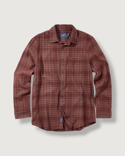 Jaspe Midweight Flannel - Root Beer