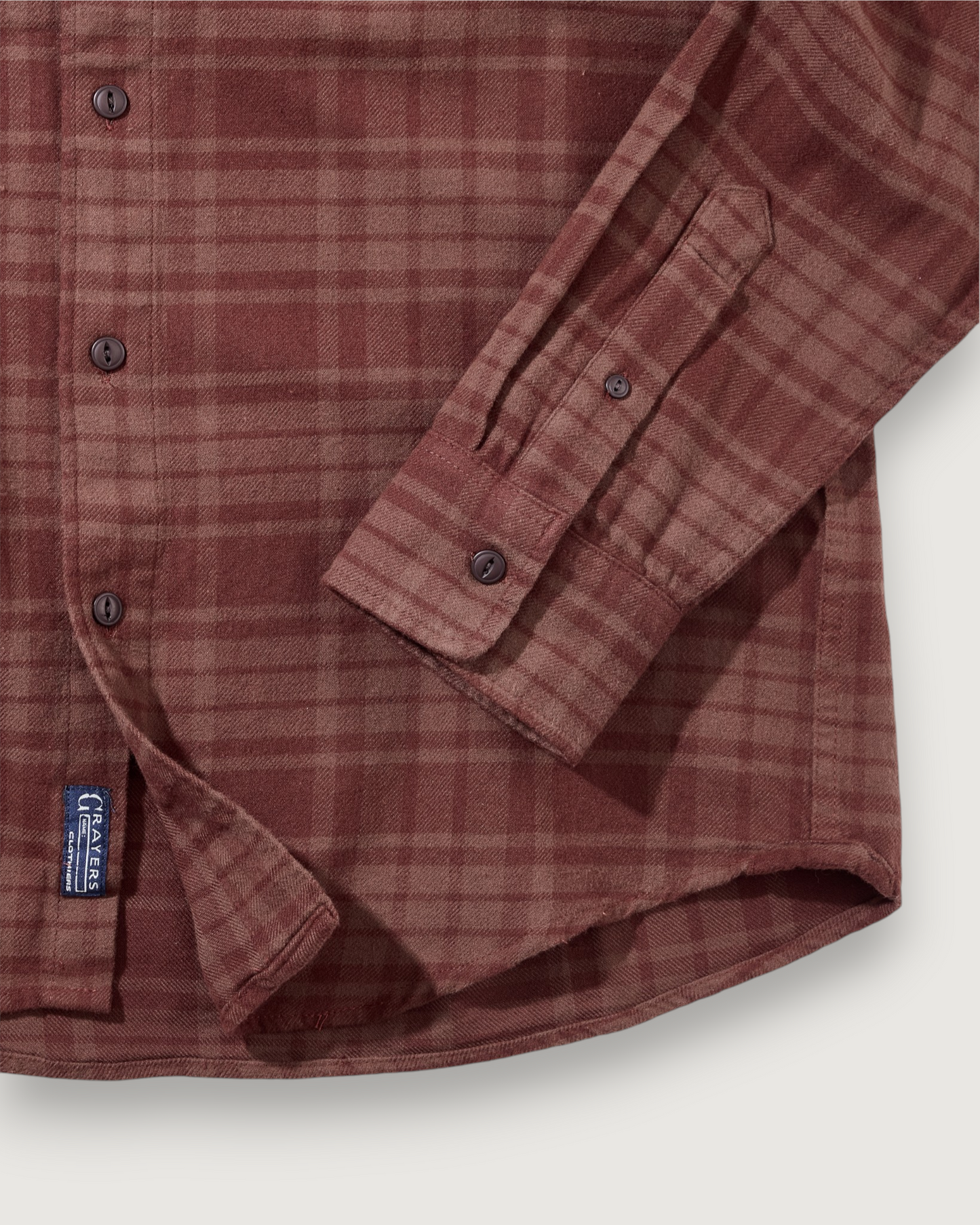 Jaspe Midweight Flannel - Root Beer