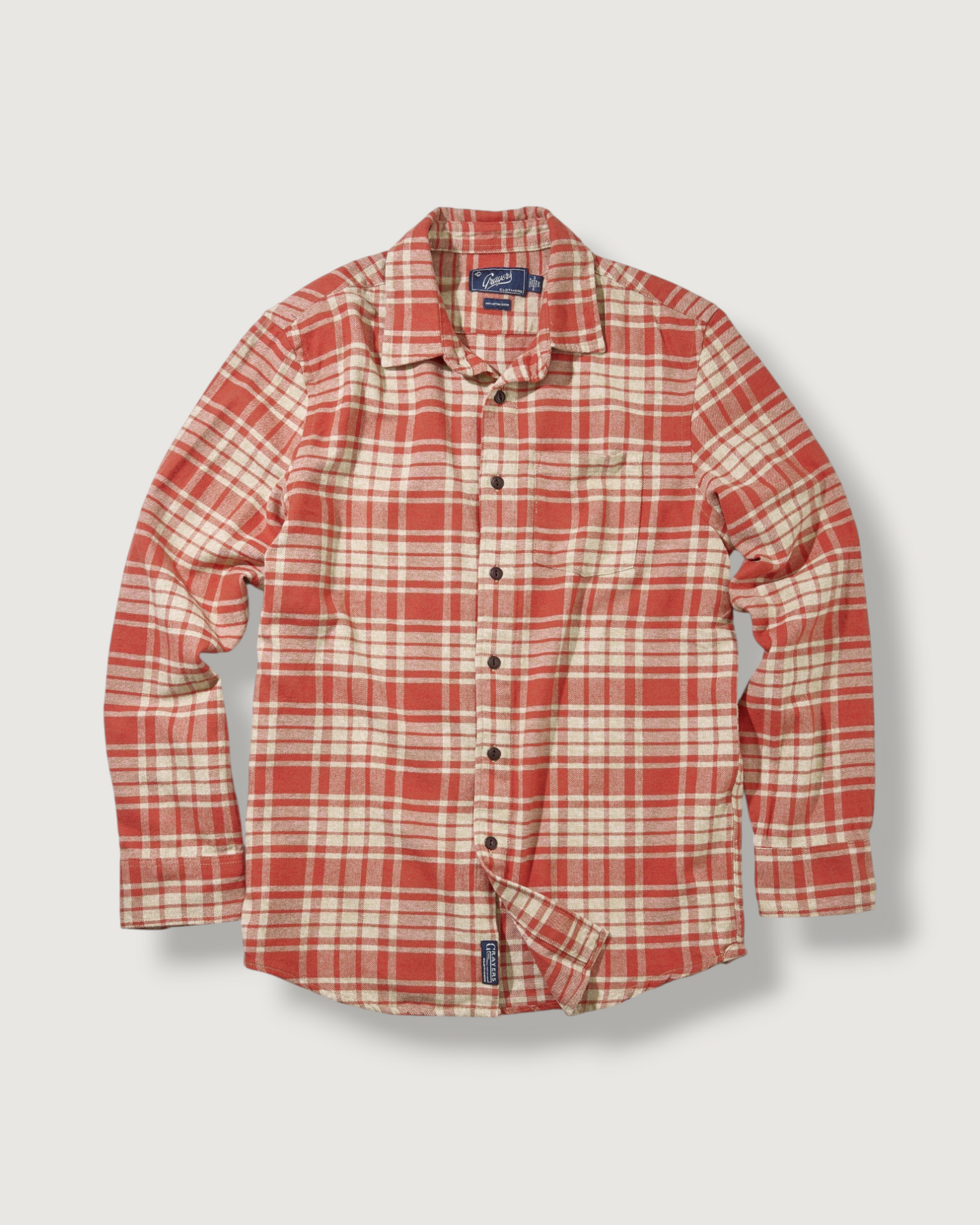 Jaspe Midweight Flannel - Sunset Oatmeal