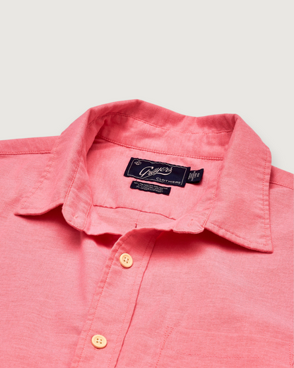 Charles Stretch Oxford Shirt - Red