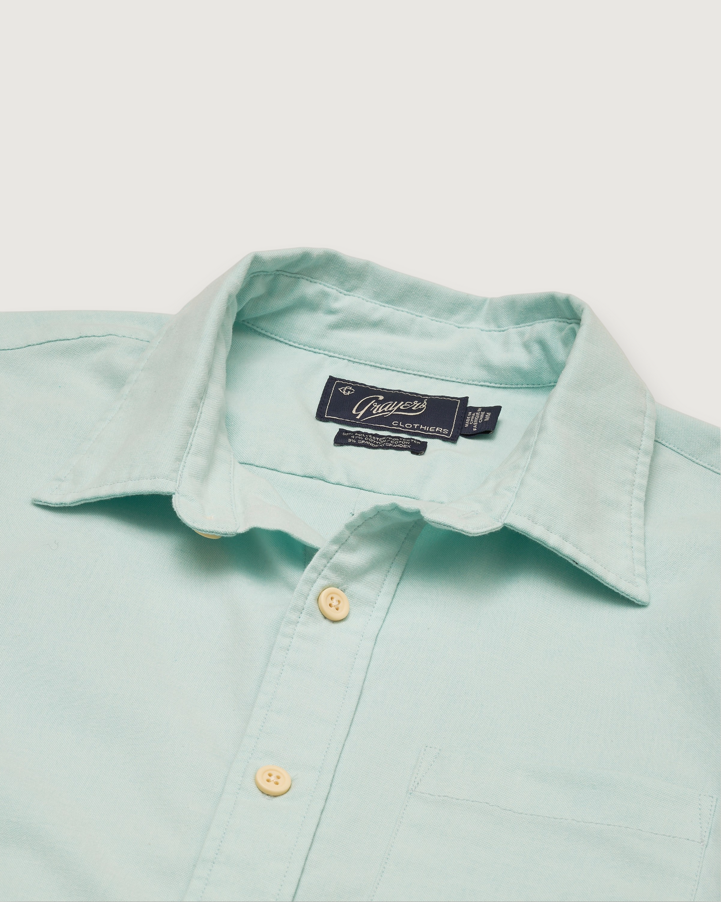 Charles Stretch Oxford Shirt - Seafoam