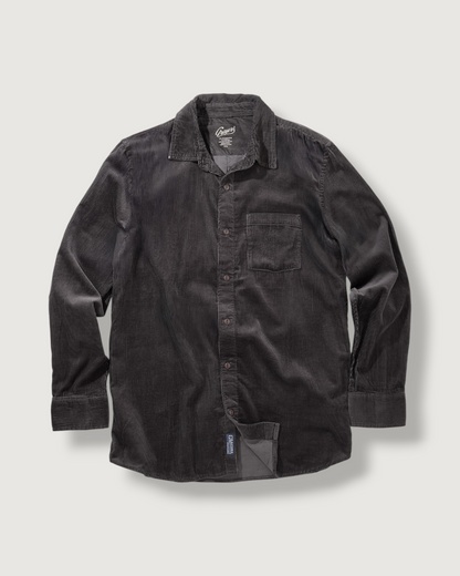 Saratoga Featherweight Corduroy Shirt - Charcoal