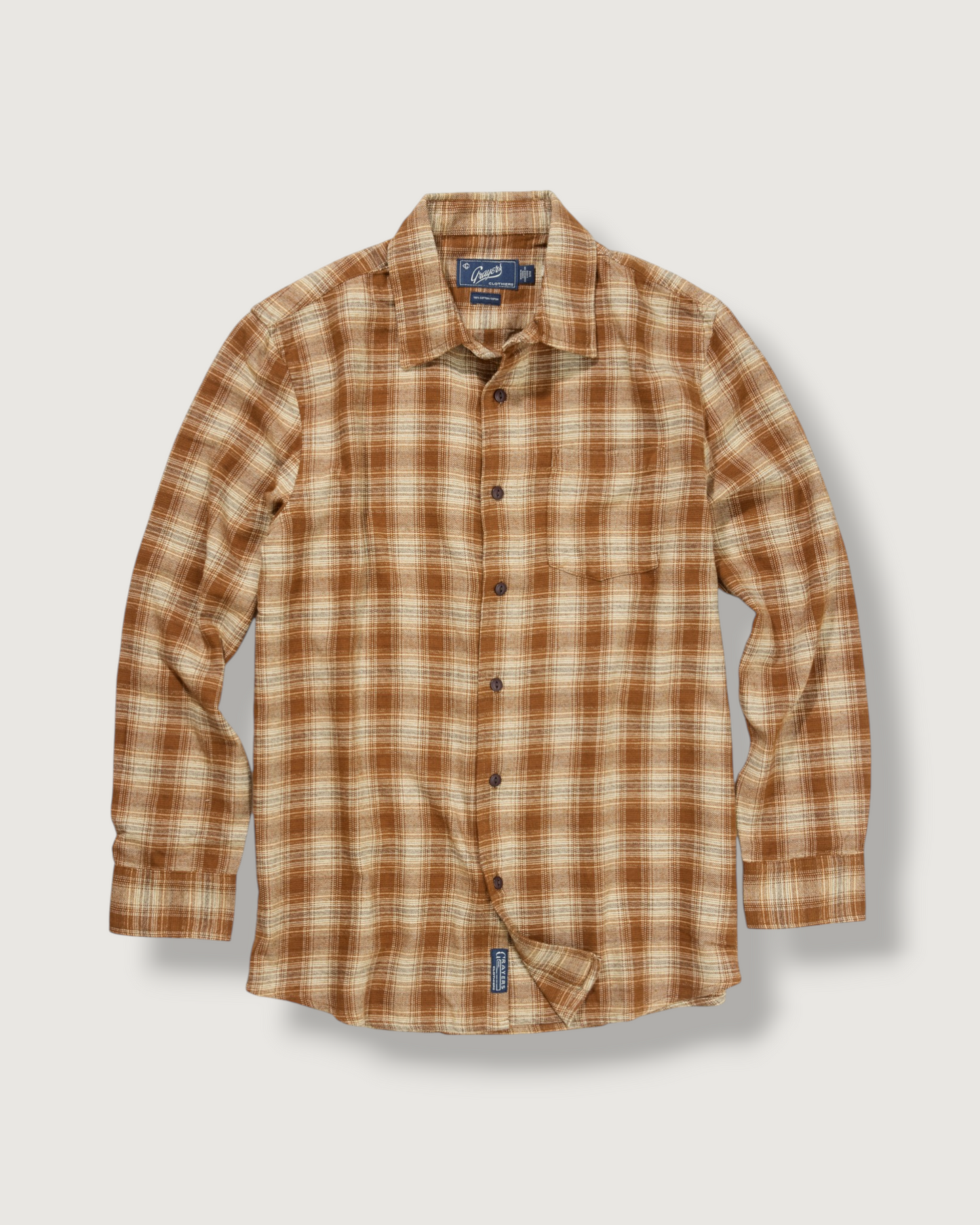Alta Midweight Flannel - Caramel