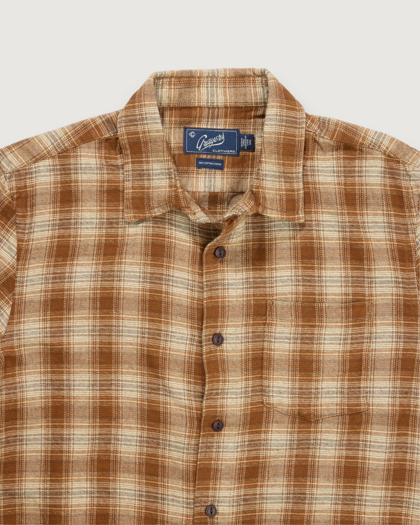 Alta Midweight Flannel - Caramel