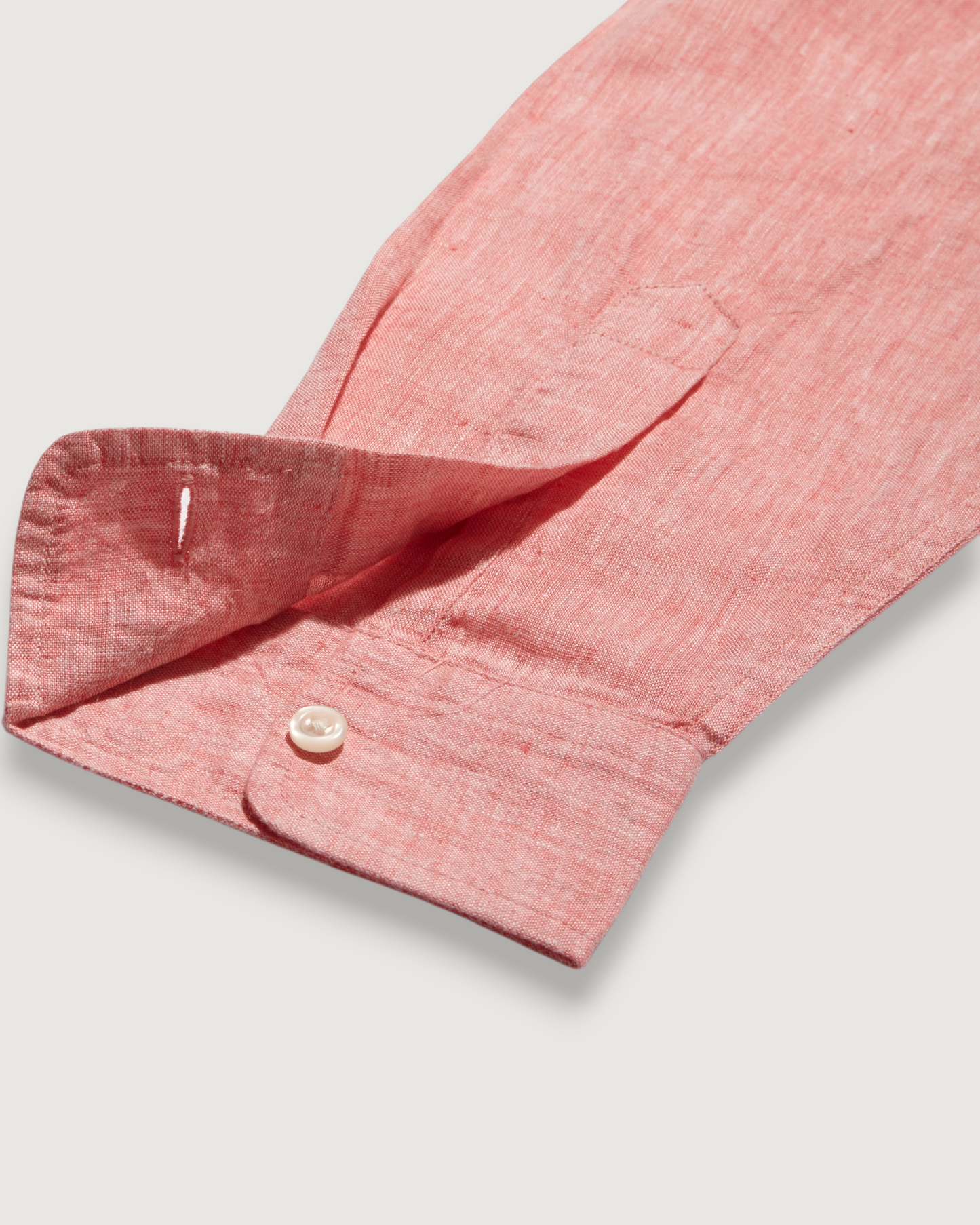 Nantucket Yarn Dyed Linen Shirt - Red