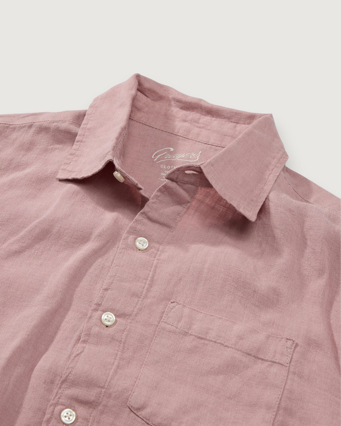 Positano Linen Shirt - Canyon Rose