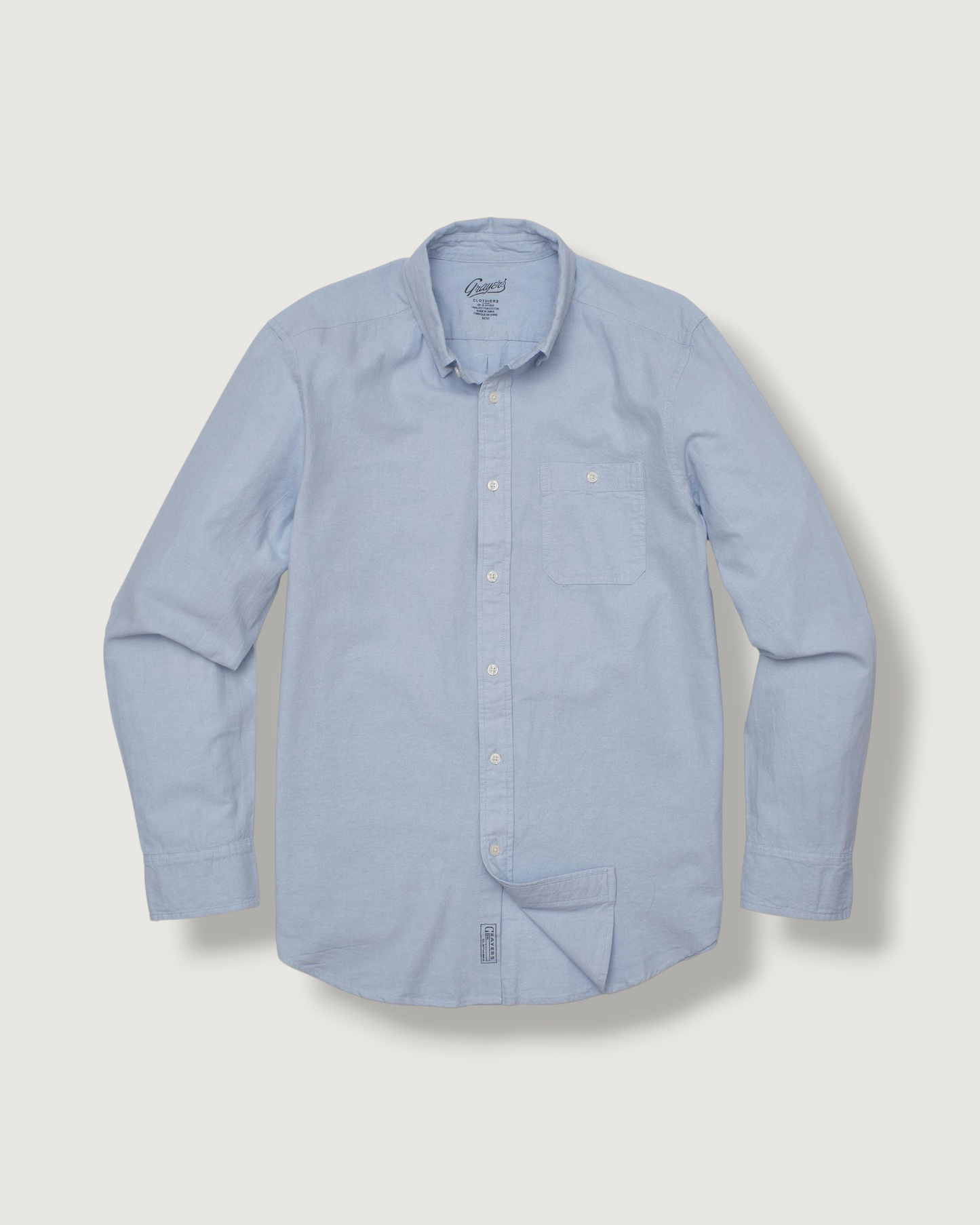 Lightweight Chambray Solid Shirt - Sky Blue