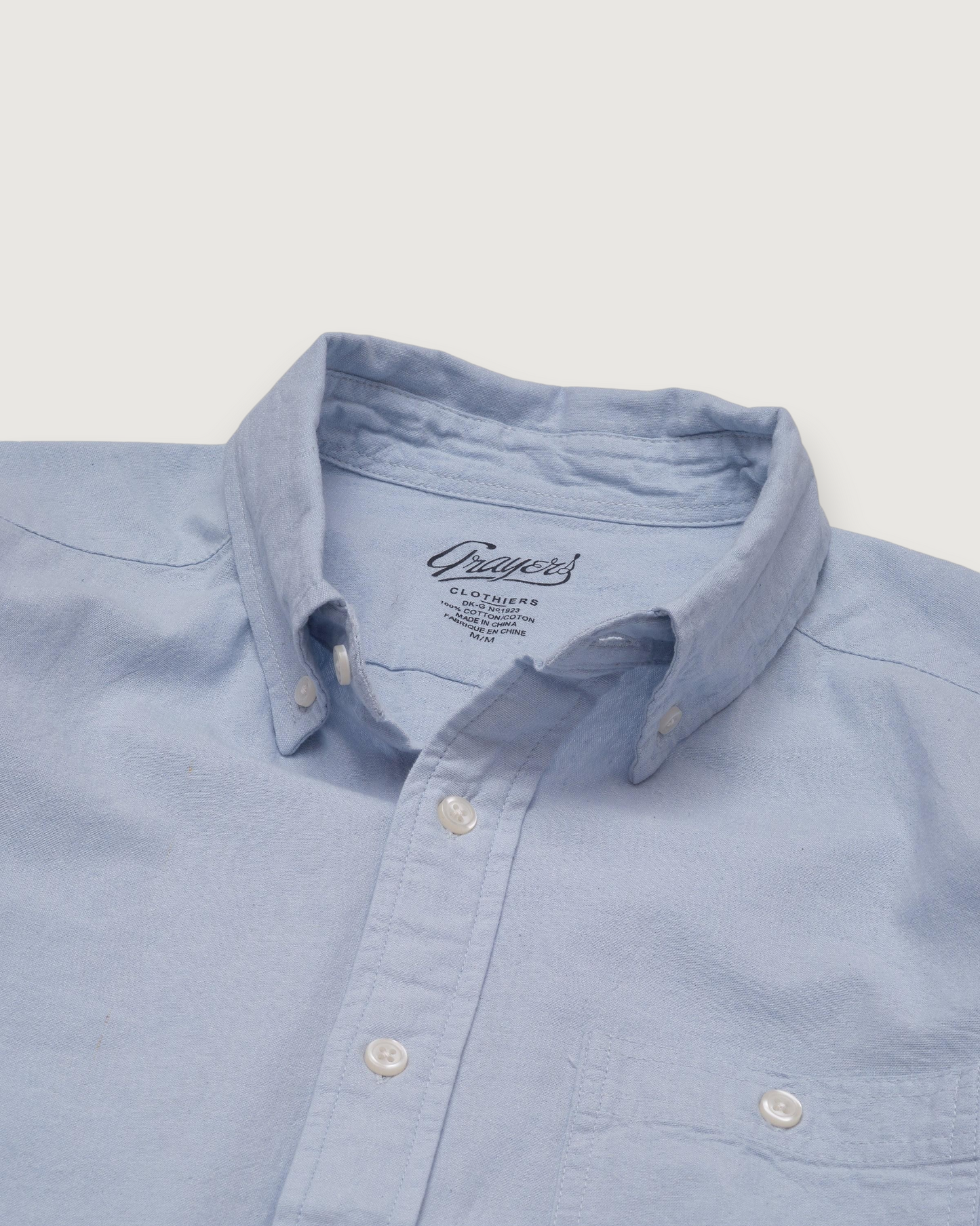 Lightweight Chambray Solid Shirt - Sky Blue