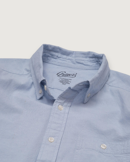 Lightweight Chambray Solid Shirt - Sky Blue