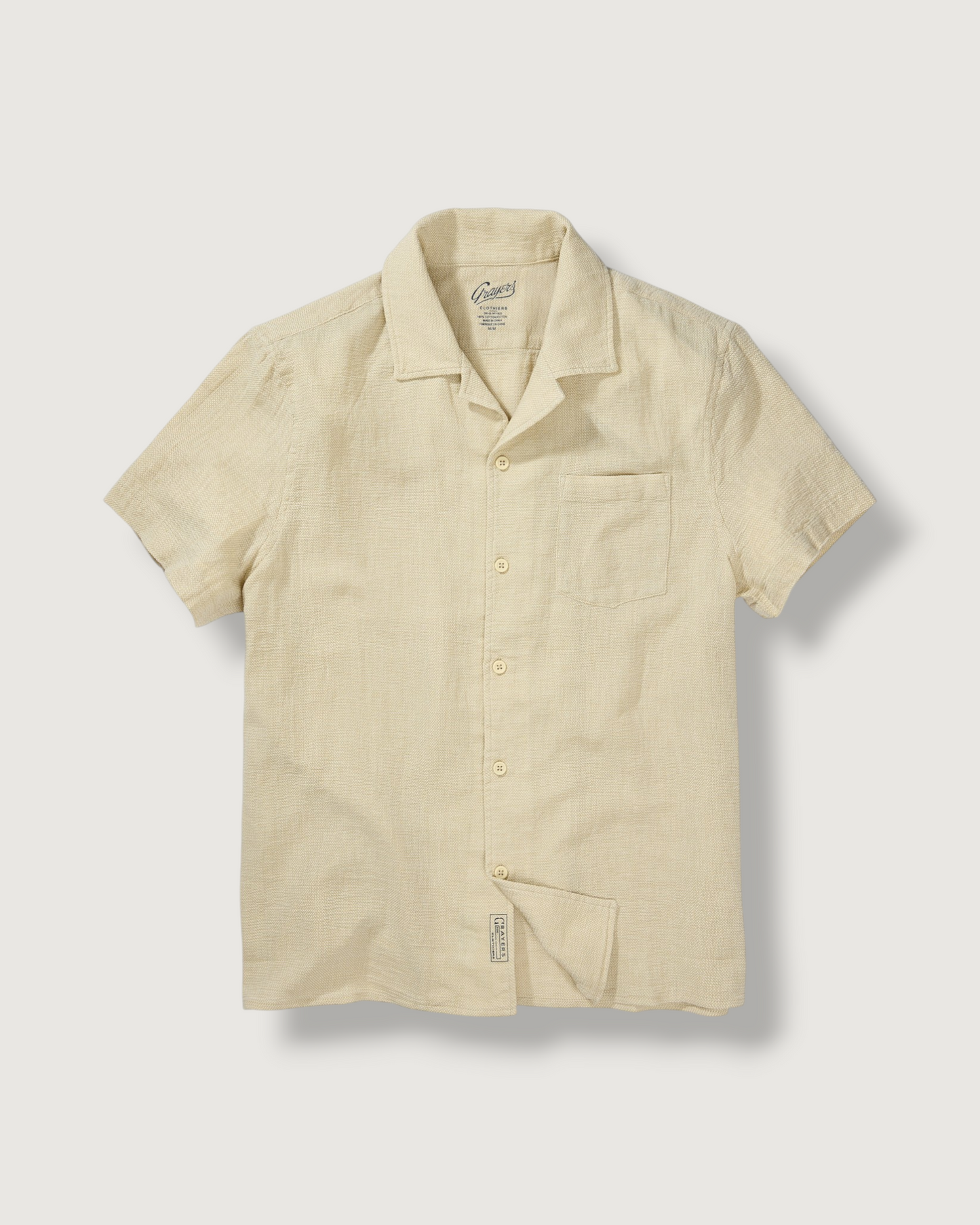 Wiziwigi Cabana Shirt - Pelican White