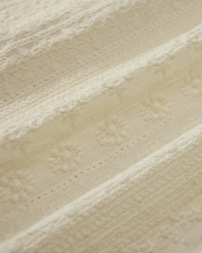 Resort Embroidered Shirt - Ecru