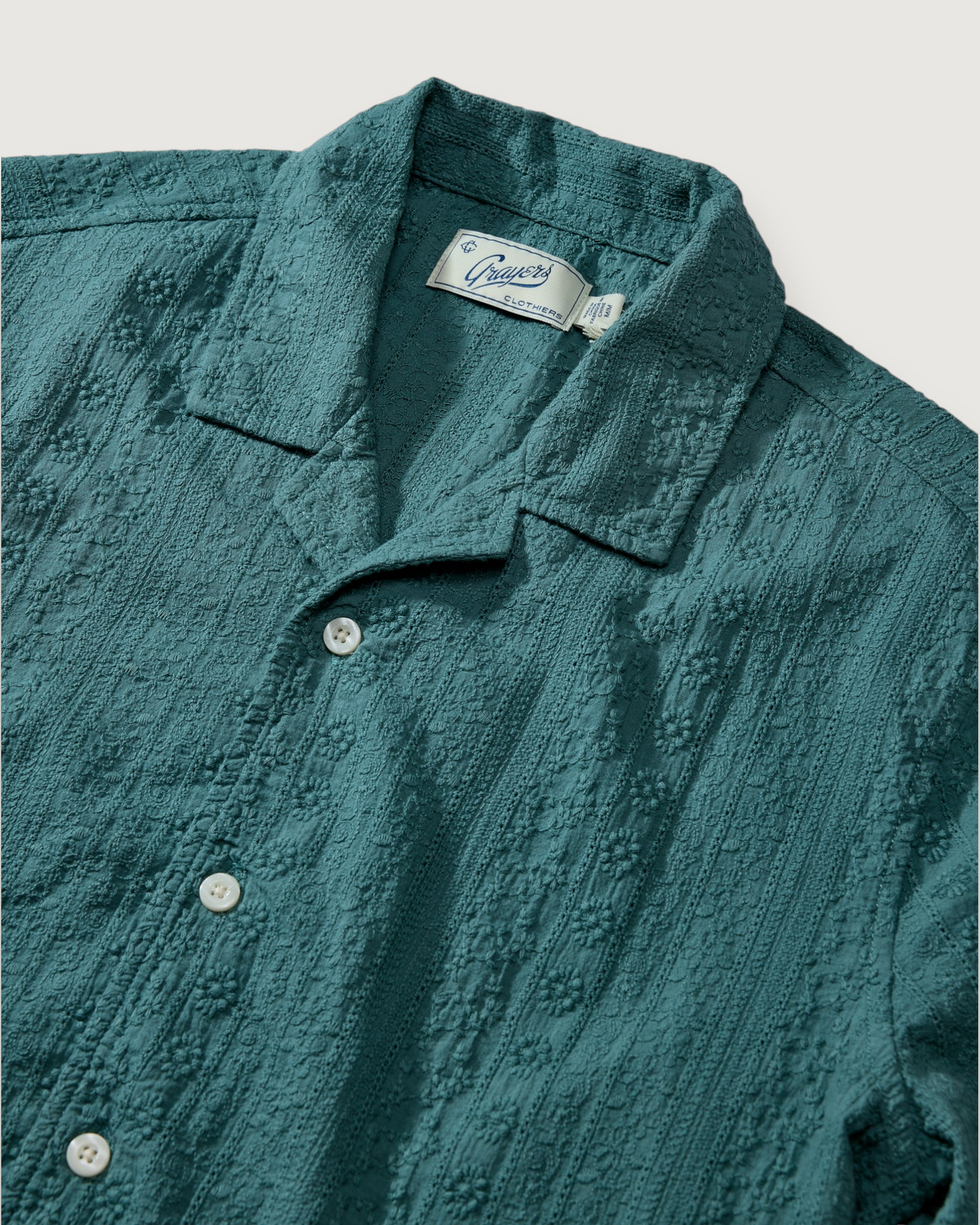 Resort Embroidered Shirt - Sagebrush Green
