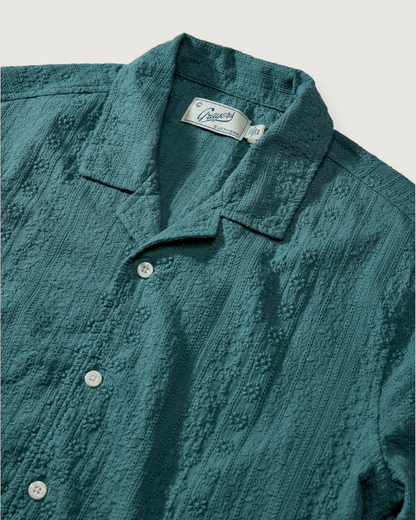 Resort Embroidered Shirt - Sagebrush Green