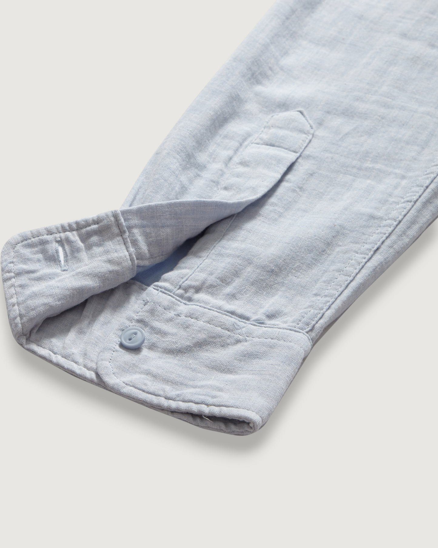 Hammond Double Cloth Shirt - Blue Chambray