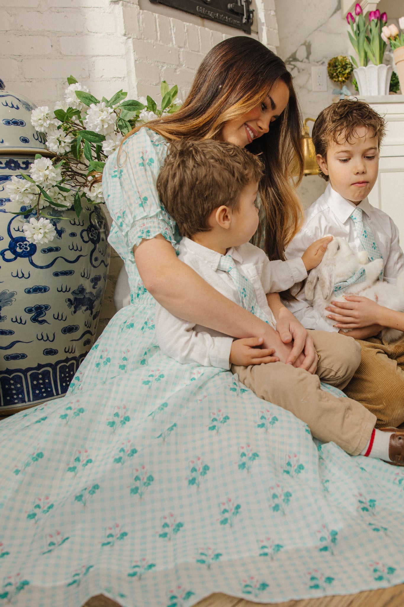 Jessie Dress in Bloom Gingham