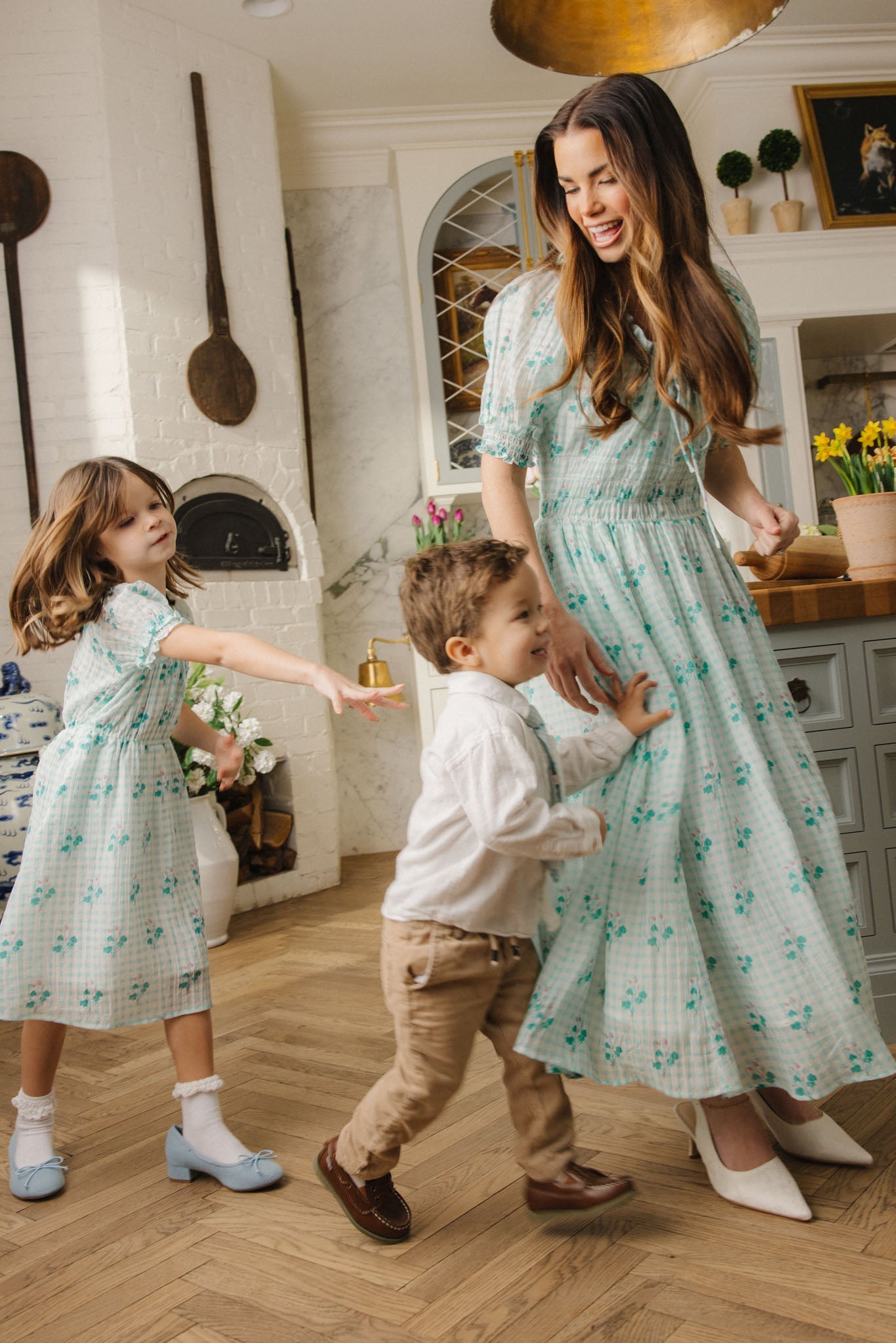 Jessie Dress in Bloom Gingham