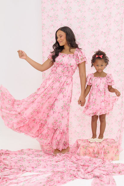 Juliana Dress in Rose Trance