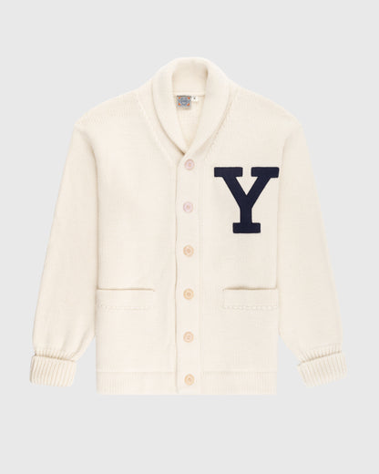 Yale University 1923 Wool Shawl Collar Sweater