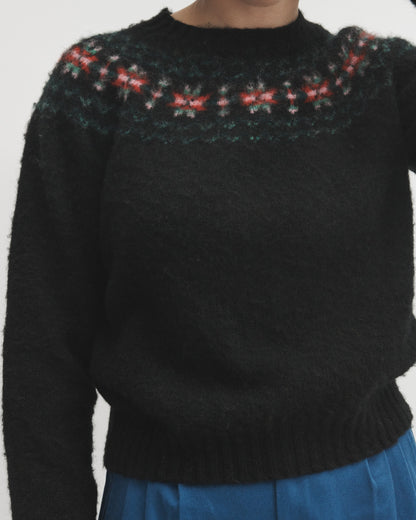 Lowie Fair Isle Yoke Jumper