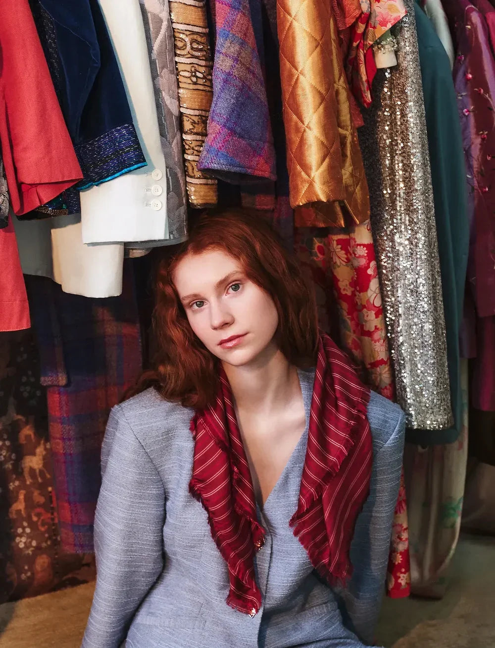 Beck Sondergaard Sia Red Scarf