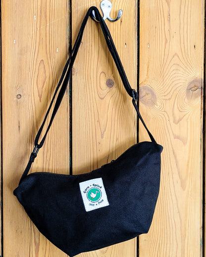 Cora + Spink Campion Utility Bum Bag Black