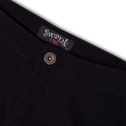 Super Swank High Waist Stretchy Jeans - Black