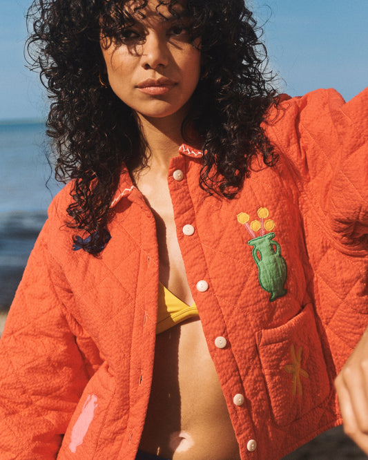 Lowie Applique Red Sea Jacket