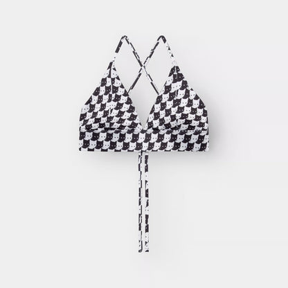 Dedicated Pepita Cats Bikini Top