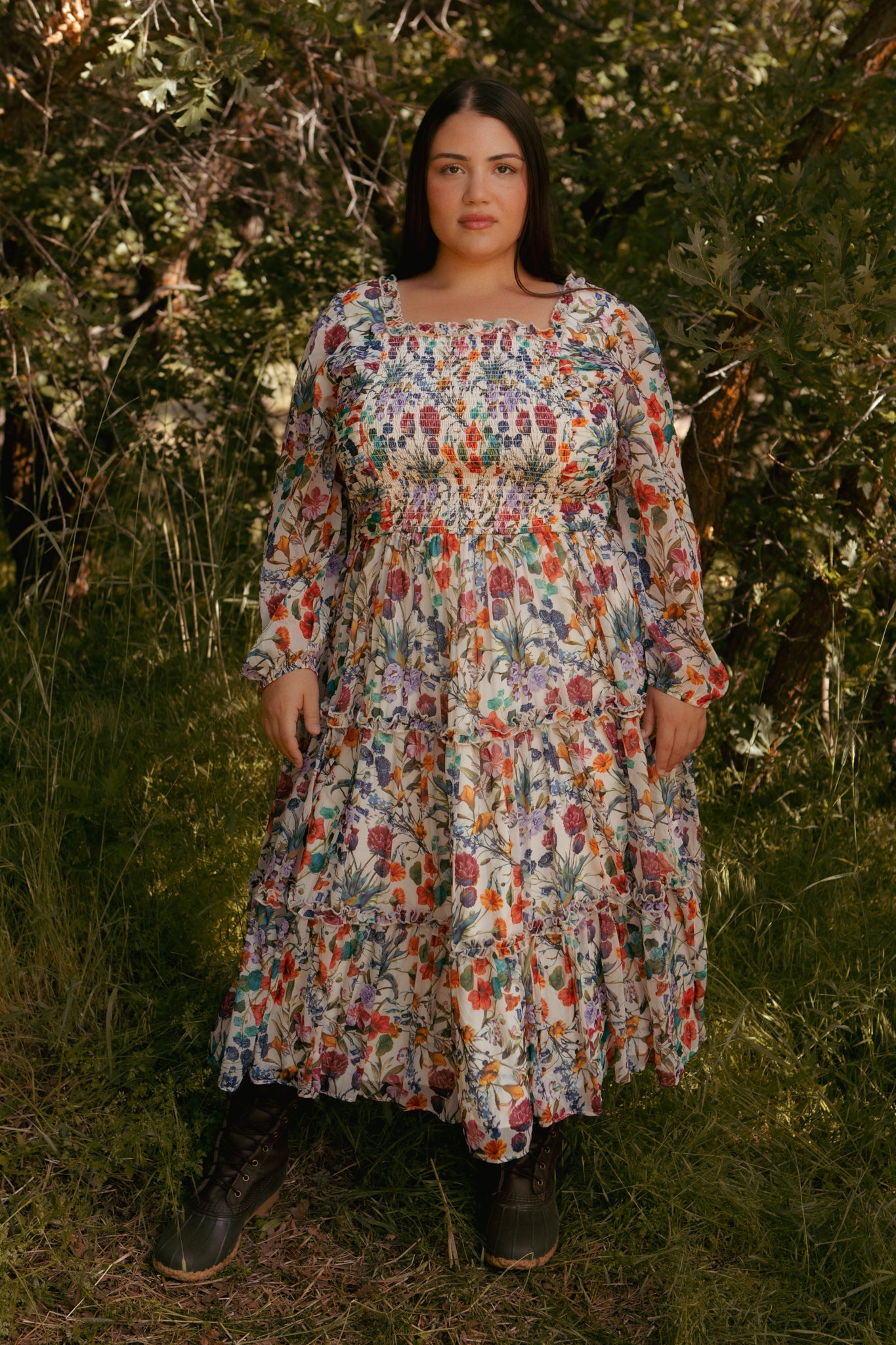 Selena Dress in Vivid Meadow
