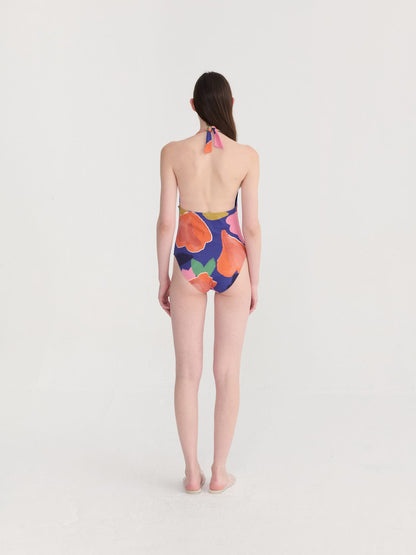 Bobo Choses Blooming Pattern V-Neck Swimsuit