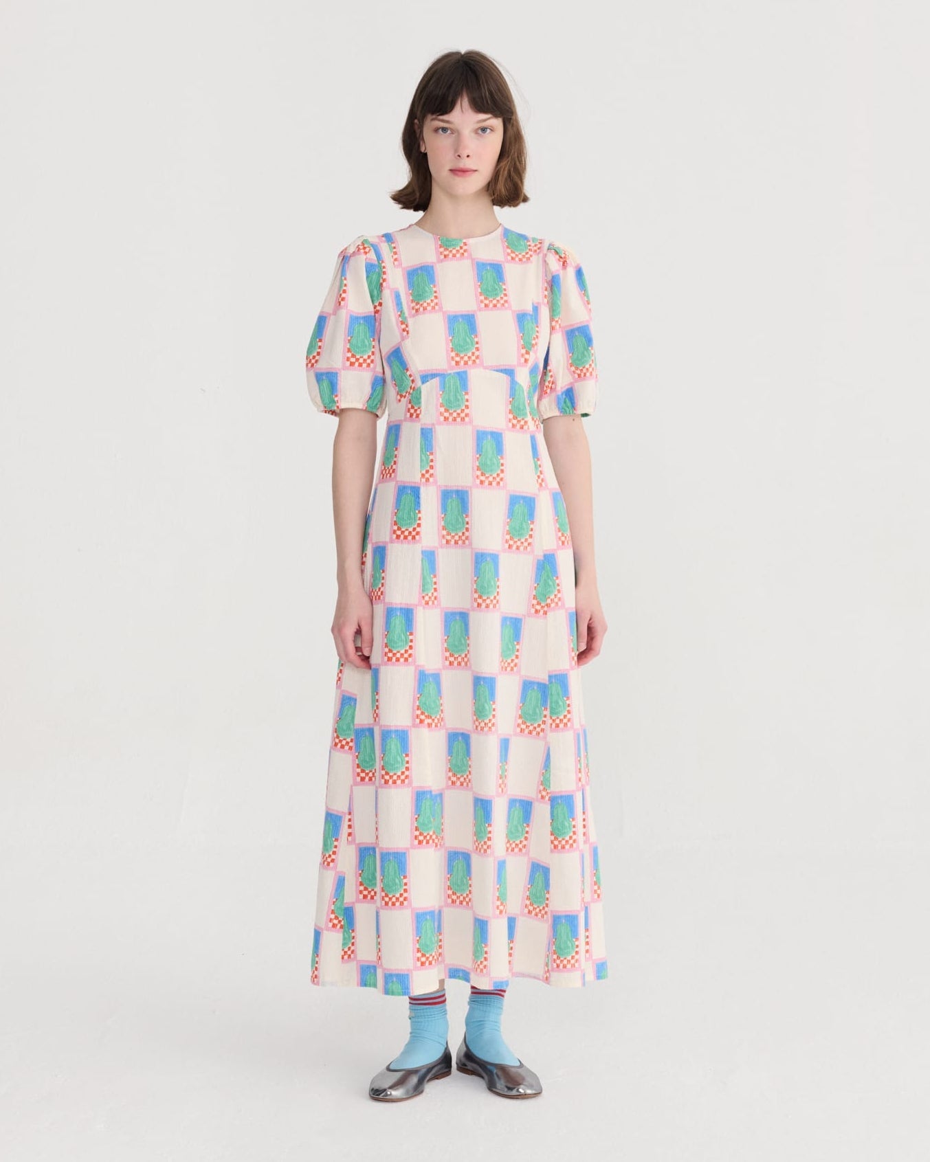 Bobo Choses Pear Puff Sleeve Dress
