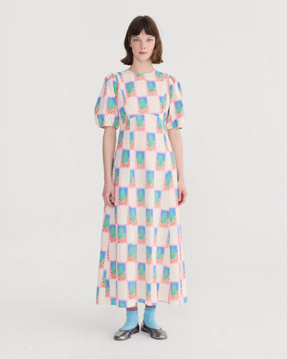 Bobo Choses Pear Puff Sleeve Dress