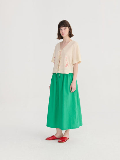 Bobo Choses Recycled Cotton Evasé Skirt